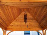 Custom Timber Pavilion Underneath